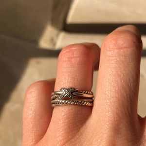 DAVID YURMAN x ring with diamonds